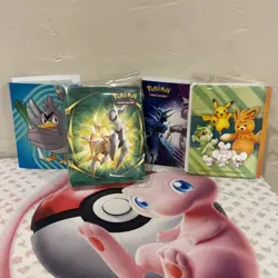 Pokemon TCG Mini Portfolio Binder Lot of 4- Binders Only- Free shipping - Image 1