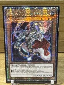 Yugioh - Vanquish Soul Pantera Quarter Century Secret Rare RA04-EN044, Near Mint - Image 1
