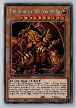 The Winged Dragon of Ra SBCB-EN203 Yu-Gi-Oh 1st Edition NM - Image 1