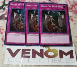 3x (M/NM) - Break Off Trap Hole - COTD-EN075 - Super Rare - 1st Edition YuGiOh - Image 1