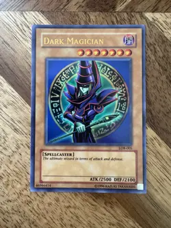 Dark Magician LOB-005 The Legend of Blue Eyes White Dragon Unlimited - Image 1