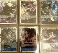 One Piece tcg Card Game 100+ Cards Collection Mixed Lot w/ 11 FOILS Included - Image 5