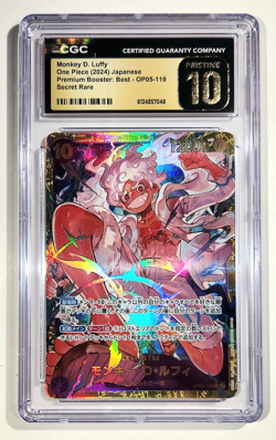 MONKEY D. LUFFY One Piece OP05-119 SEC Foil - Premium Booster: The Best (PRB01) - Image 1