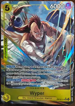 Wyper Alternate Art Foil OP15-114 Adventure on Kami's Island One Piece - Image 1