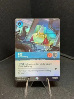 Roz Always Watching 221/207 Epic Disney Lorcana Attack of the Vine NM - Image 1