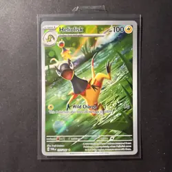 Pokemon TCG Twilight Masquerade Heliolisk Illustration Rare Holo Card 177/167 NM - Image 1