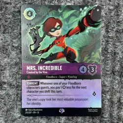 Disney Lorcana Attack Of The Vine Mrs Incredible 213/207 Epic Foil NM - Image 1