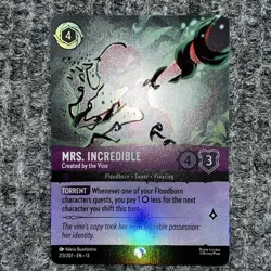 Disney Lorcana Attack Of The Vine Mrs Incredible 213/207 Epic Foil NM - Image 2