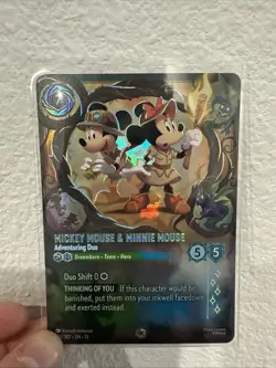 Lorcana Mickey Mouse & Minnie Mouse ENCHANTED 228 Attack Of The Vine SHIPS ASAP - Image 1