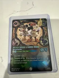 Lorcana Mickey Mouse & Minnie Mouse ENCHANTED 228 Attack Of The Vine SHIPS ASAP - Image 4