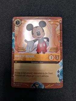 Disney Lorcana Mickey Mouse - True Friend - 10/P3 - DVC Member Cruise Exclusive - Image 1