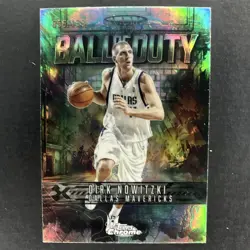 Topps 2025-26 Chrome Ball of Duty Dirk Nowitzki Mavericks #BD-17 /199 HOFer - Image 1