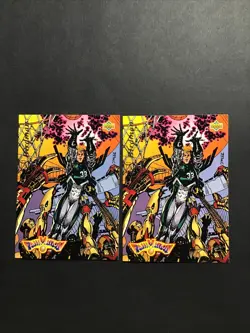 1992-93 Upper Deck FANIMATION #507 Larry Bird 2 CARDS LOT - NM-MINT - 8091 - Image 1