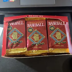 1992 Donruss Baseball Series 2 Rack Pack Box of 24 Packs - Image 1