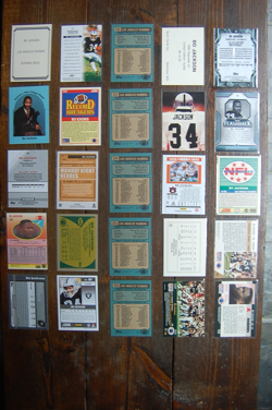 (25) Mixed Brands Bo Jackson ROOKIE Lot NFL Football 25 Card Lot - Image 2