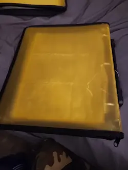 Pokemon Card Storage 3 Ring Zipper Binder Gotta Catch Em All Folder 1999 - Image 5