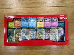 Pokemon Prismatic Evolutions 8 Mini-Tins with Promo Cards Costco 2-Pack IN HAND! - Image 2