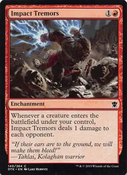 Impact Tremors DTK 140 English NM - MTG - Image 1