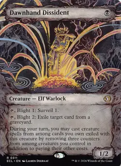 Dawnhand Dissident (Showcase) ECL 311 Normal English NM - MTG - Image 1