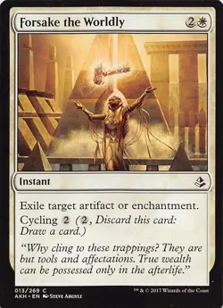 Forsake the Worldly AKH 13 regular English NM - MTG - Image 1
