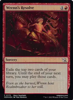 Wrenn's Resolve MOM 173 Foil English NM - MTG - Image 1