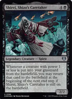 Shirei, Shizo's Caretaker CMM 186 Foil English NM - MTG - Image 1