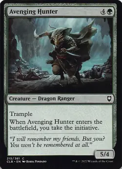 Avenging Hunter CLB 215 English NM - MTG - Image 1