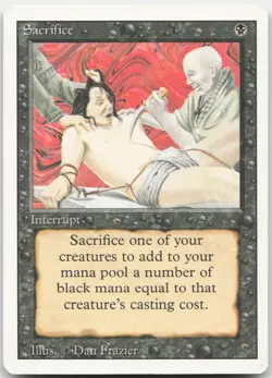 Sacrifice - Revised Edition - Uncommon - Magic: The Gathering - Image 1