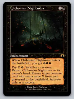 Chthonian Nightmare (Retro Frame) 406 Modern Horizons 3 MTG NM - Image 1