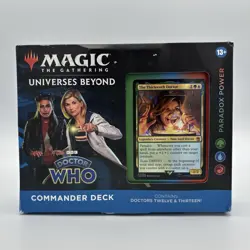 Magic The Gathering Doctor Who Paradox Power Commander Deck Sealed Damaged Box - Image 1