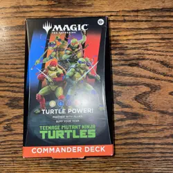 New Magic the Gathering Teenage Mutant Ninja Turtles Commander Deck Turtle Power - Image 1