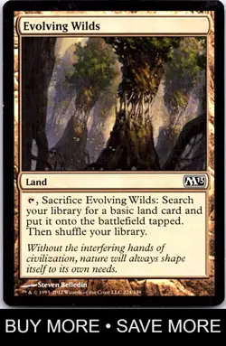 Evolving Wilds LP Foil Magic 2013 (M13) MTG - Image 1