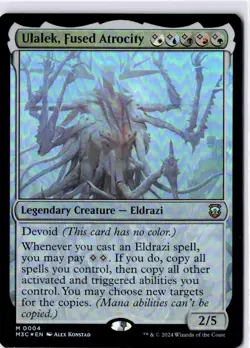 Ulalek, Fused Atrocity Commander: Modern Horizons 3 Foil NM M 0004 - Image 1