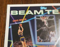 Shaquille O'Neal Mullin Rice 1992-93 Topps Beam Team #7 Nm Rookie Card RC HOFer - Image 2