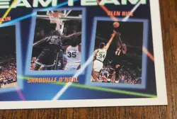 Shaquille O'Neal Mullin Rice 1992-93 Topps Beam Team #7 Nm Rookie Card RC HOFer - Image 4