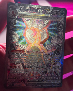 Pokemon Charizard ex 223/197 SV03 Obsidian Flames Ultra Rare Full Art Holo Eng - Image 1