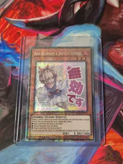 Yugioh TCG - RA05-EN091 Ash Blossom & Joyous Spring - Starlight Rare 1st Ed - NM - Image 1