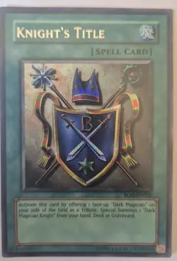 Yu-Gi-Oh! Dark Magician Knight Ultra Rare Promo Set - ROD-EN001, EN002 & EN003 - Image 4