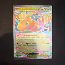 Mega Dragonite EX 152/217 Prize Pack Series NM Rare Holo Full Art Pokemon TCG - Image 1