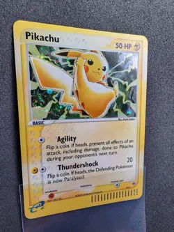 Nintendo Pokemon 2003 Pikachu Holo Black Star Promo Card #012. Double swirl🌀🌀 - Image 4