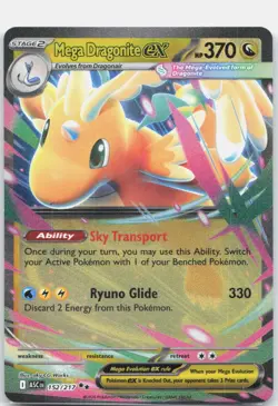 Mega Dragonite ex 152/217 ASC NM Pokemon - Image 1