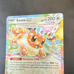 Eevee ex 075/131 Sv: Prismatic Evolutions Double Rare Tera Holo ENG - Image 2