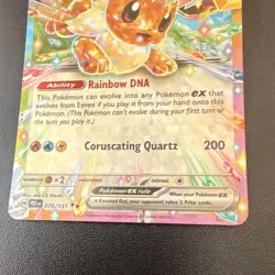 Eevee ex 075/131 Sv: Prismatic Evolutions Double Rare Tera Holo ENG - Image 3