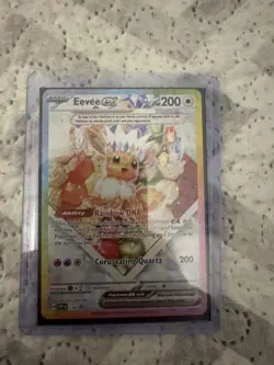 Pokemon TCG Eevee EX 174 Prismatic Evolutions Black Star Promo Card - Image 1