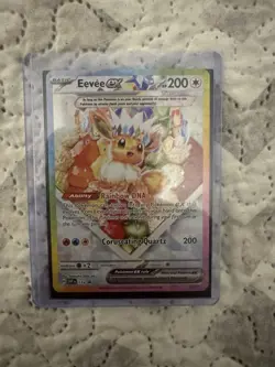 Pokemon TCG Eevee EX 174 Prismatic Evolutions Black Star Promo Card - Image 2