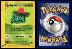 Ivysaur 82/165 Uncommon Expedition Base Set Pokemon Moderately Played - Image 1