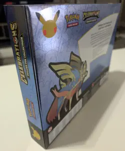 Pokemon TCG: Celebrations Deluxe Pin Collection Zacian LV.X New Factory Sealed - Image 3