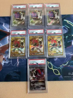 Pokemon TCG Zoroark ex & Zorua AR UR SAR PSA 10 7-Card Consecutive Set - Image 1
