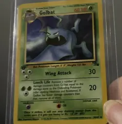 First Edition Golbat 34/62 Uncommon Fossil Pokemon Card, TCG Vintage 1999 LP/NM - Image 4