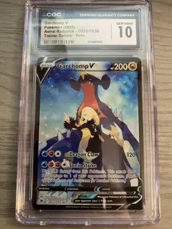 Pokemon CGC 10 Garchomp V Trainer Gallery TG23/TG30 - Image 1